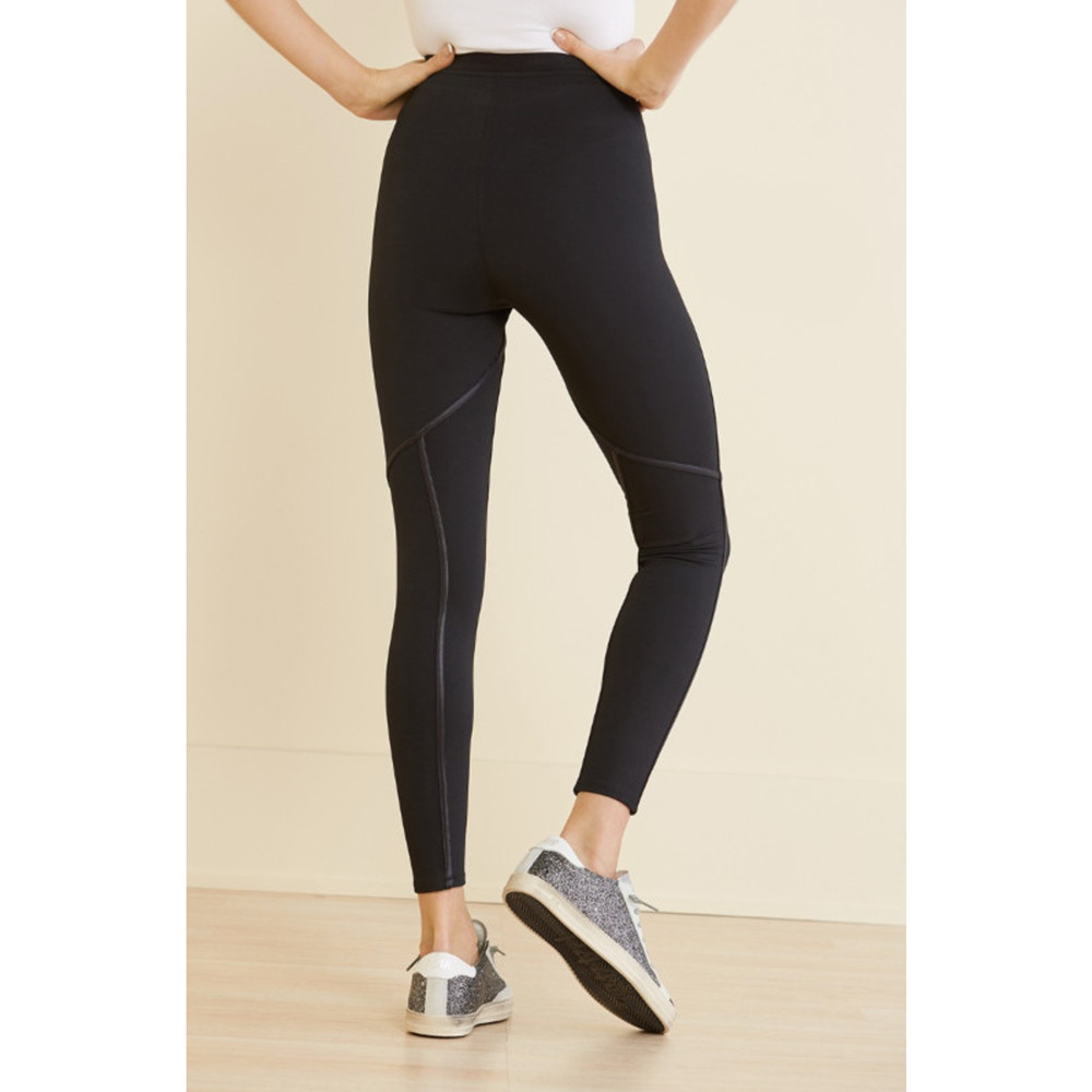 GOOD AMERICAN NWT Black Active Corset Seam Legging // Small - Picture 3 of 15